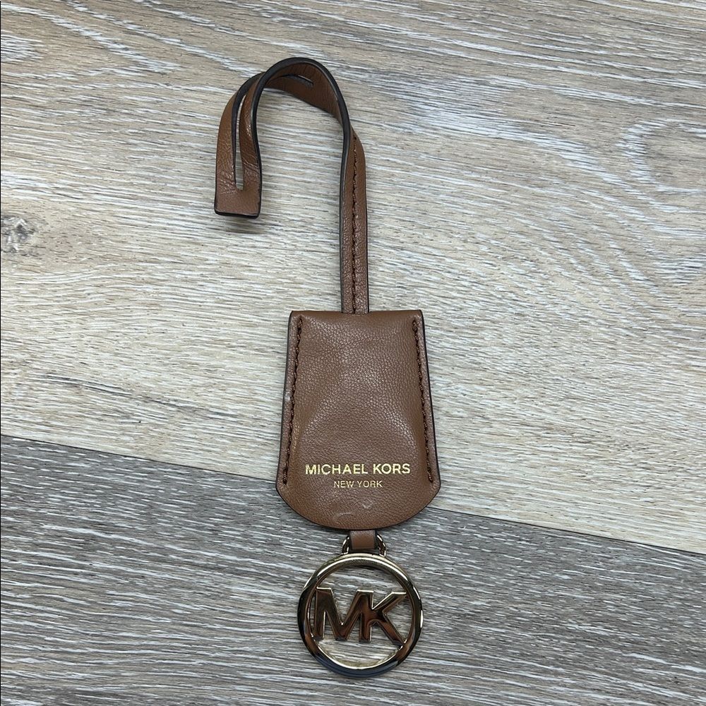 Michael Kors Tan Leather Bag Charm